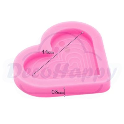 MOLDE SILICONA CORAZON