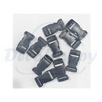 HEBILLA TIPTOP BUCKLE NEGRO PLASTICO 15 MM 10 UNIDADES
