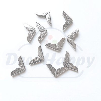 DISEÑO PLATEADO 14 MM ( 10 UNIDADES)