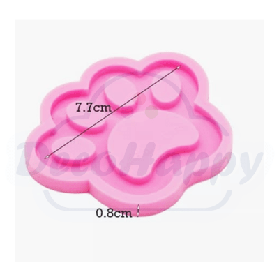 MOLDE SILICONA PATA DE PERRO