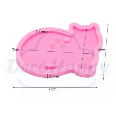 MOLDE SILICONA GATO