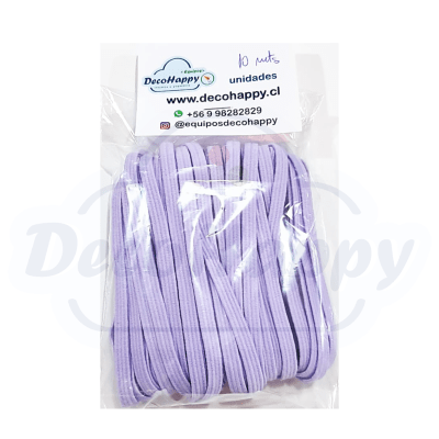 ELASTICO LILA LISO 10 MT