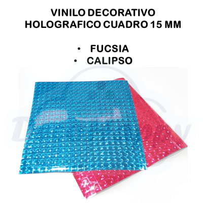 HOLOGRAFICO CUADRO 15 MM (VINILO DECORATIVO) 30 X 30 CM