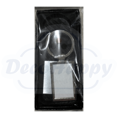 LLAVERO METALICO CON CAJA SUBLIMABLE