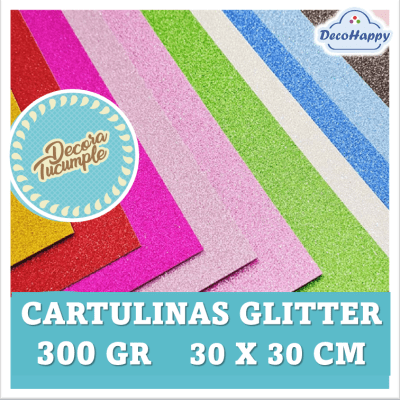 CARTULINA GLITTER 300 GR.