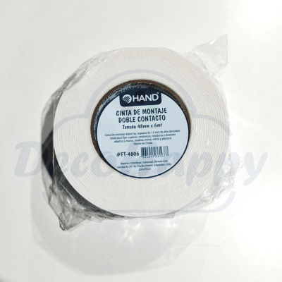 CINTA DOBLE CONTACTO ESPUMADA 48 MM X 6 MT