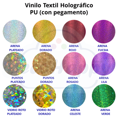 HOLOGRAFICO 25 CM X 25 CM