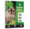 ADHESIVO GLOSSY 115 GR  A3 (50 hojas)1