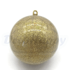 ESFERA DORADA GLITER 8 CM ( 10 UNIDADES)1