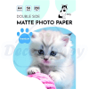 FOT MATTE DOBLE FAZ 250 GR A4 ( 50 hojas)1