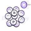 23 MM MORADO CORAZON ( 10 UNIDADES)1