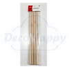 PALO DE MADERA 4 PIEZAS DE 30 CM X 1,2 CM1