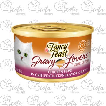 FANCY FEAST LATA CHICKEN FEAST IN GRAVY 85gr