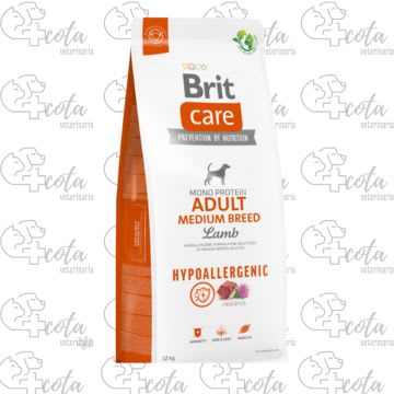 BRIT CARE ADULT MEDIUM BREED LAMB HIPOALLERGENIC