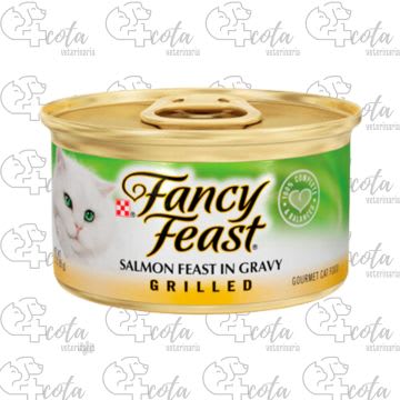 FANCY FEAST LATA SALMON FEAST IN GRAVY 85gr