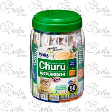 CHURU POTE NOURISH - ATUN Y POLLO 50 UNIDADES