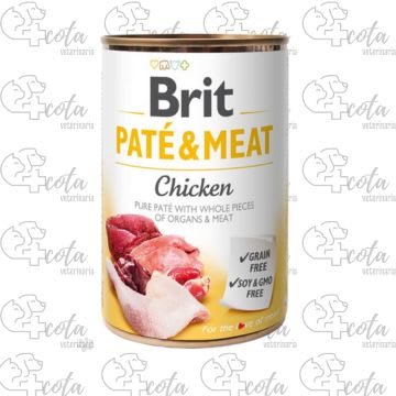 BRIT PATE & MEAT CHICKEN 400gr1