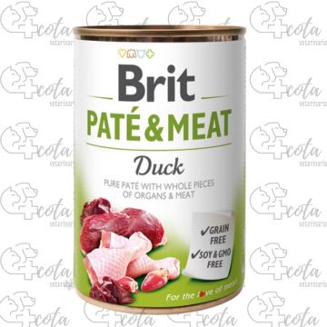 BRIT PATE & MEAT DUCK 400gr1