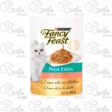 FANCY FEAST POUCH PETIT FILETS SALMON 85GR1