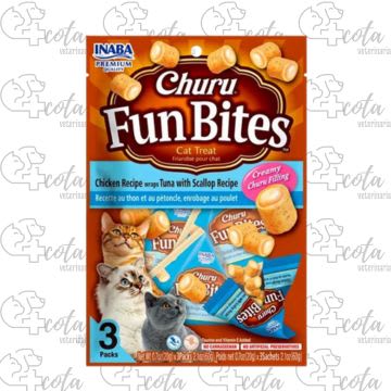 CHURU FUN BITES POLLO,ATUN Y OSTION