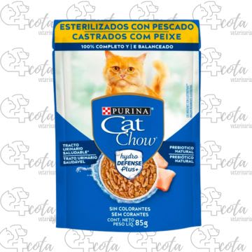 CAT CHOW POUCH ESTERILIZADO 85gr1