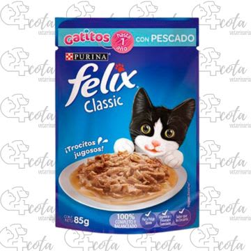 FELIX POUCH GATITOS PESCADO 85gr
