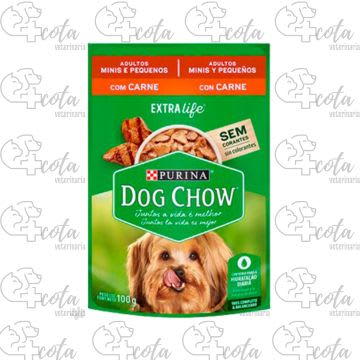 DOG CHOW POUCH RAZA PEQUEÑA CARNE