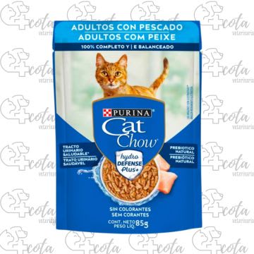 CAT CHOW POUCH ADULTO PESCADO 85gr