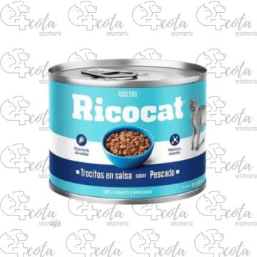 RICOCAT PESCADO TROCITOS EN SALSA LATA 160gr