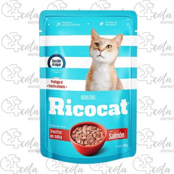 RICOCAT POUCH SALMON 85GR