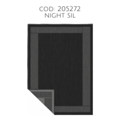 Alfombra Caleb Night Silver 290