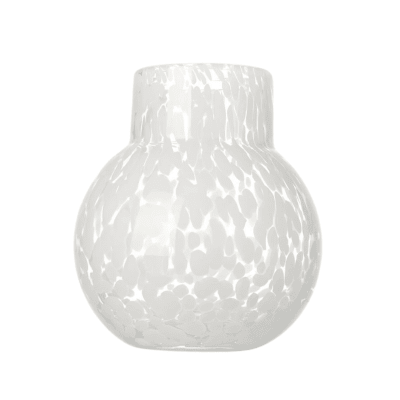 Florero Punto blanco