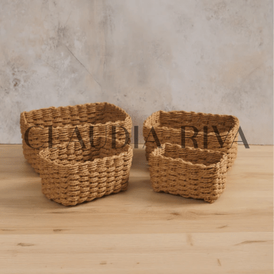 Set Canasta Aura Marrón