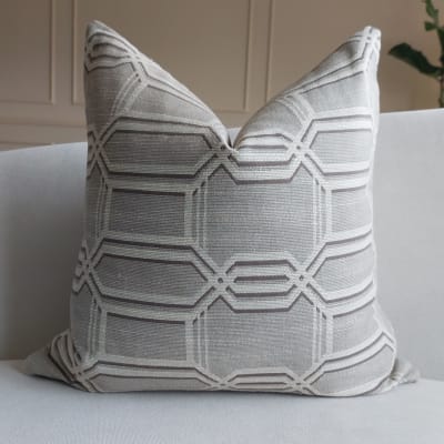 Funda de Cojín Geometrical Gray