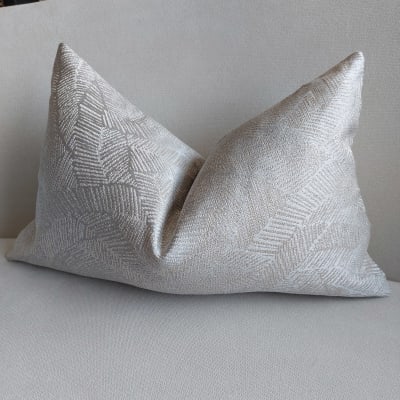 Funda de Cojin Hojas Satin Recntangular