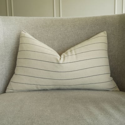 Funda de Cojín Amanda Black Rectangular