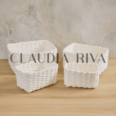 Set Canasta Aura Blanco