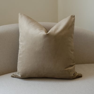 Funda de Cojin Terciopelo Bronce