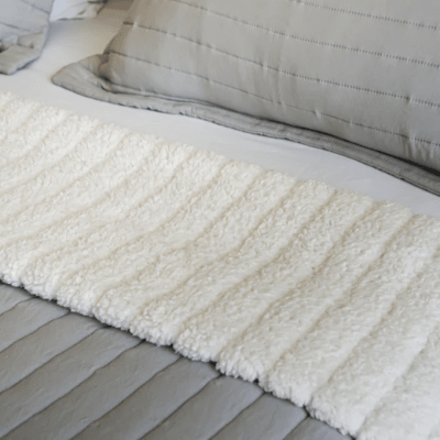 Cubrecama Gaia Sherpa Gris