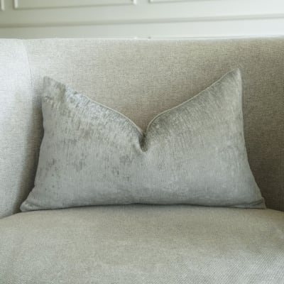 Funda de Cojin Ashley Gris Rectangular