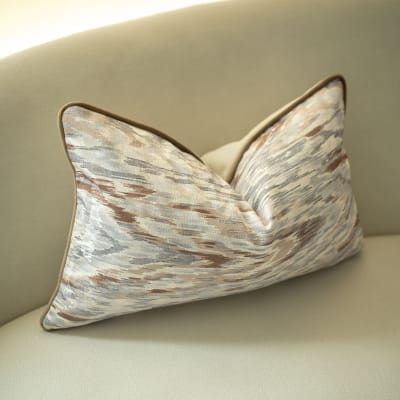 Funda de Cojin Antonella Camel Rectangular