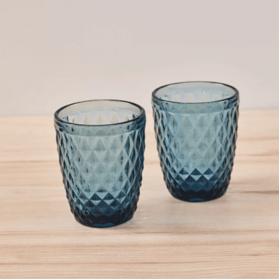 Vaso de Vidrio con diseño