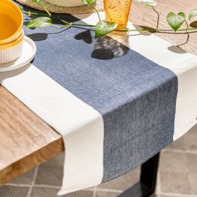 Camino de Mesa Agnes Azul