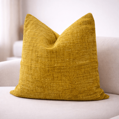 Funda de Cojín Mara Mostaza