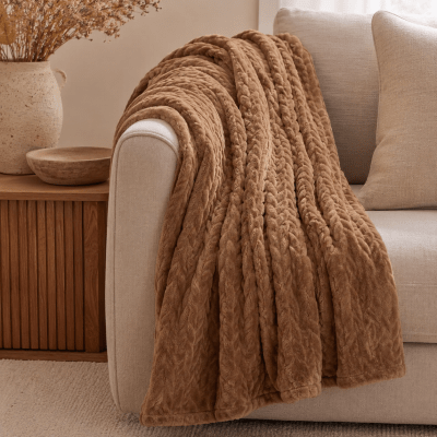Manta Fleece Marrón