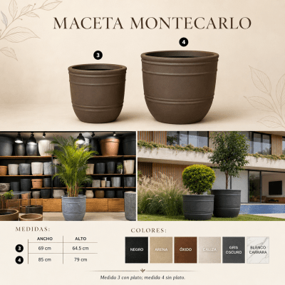 Maceta Montecarlo