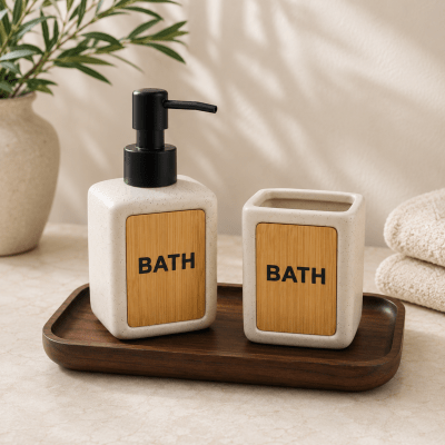 Set Baño Cerámica