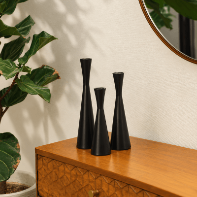 Set Candelabros Mate