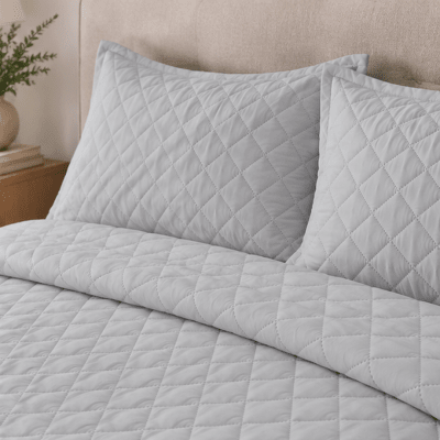 Cubrecama Mila Gris Plata
