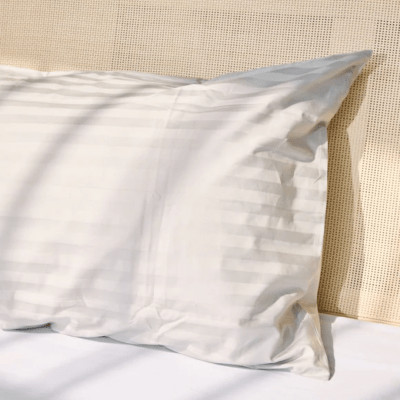 Funda Edredón Stripe 500 Hilos Gris Plata